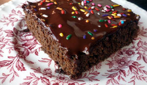Brownies With Candy Sprinkles Wallpaper