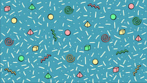 Browsing The Internet With A 90s Computer Wallpaper