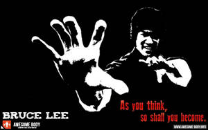 Bruce Lee Words Of Motivation Wallpaper