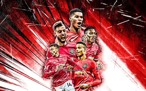 Bruno Fernandes Grunge Art Wallpaper