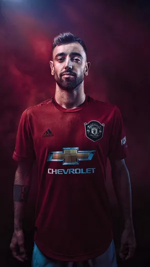 Bruno Fernandes Manchester United Proud Wallpaper