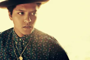 Bruno Mars Sepia Portrait Wallpaper
