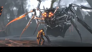 Brutal Legend Eddie Against Metal Queen Wallpaper