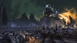 Brutal Legend Eddie Riggs In Brutal Land Wallpaper