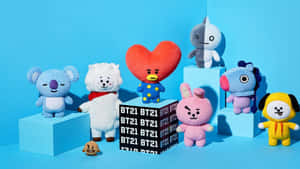 Bt21 4k Plushie Wallpaper