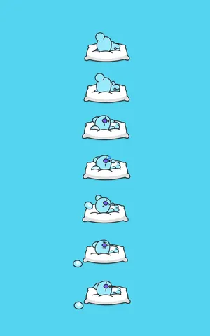 Bt21 Koya Sleeping Wallpaper