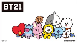Bt21 Line Friends Wallpaper