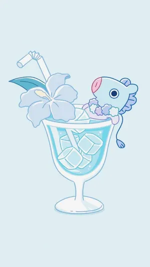 Bt21 Mang Cocktail Wallpaper