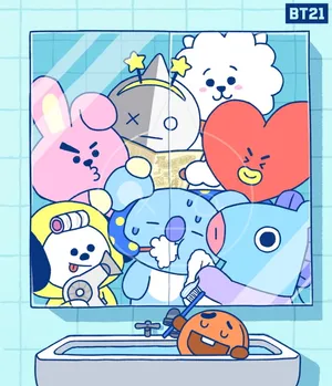 Bt21 Mirror Shot Wallpaper