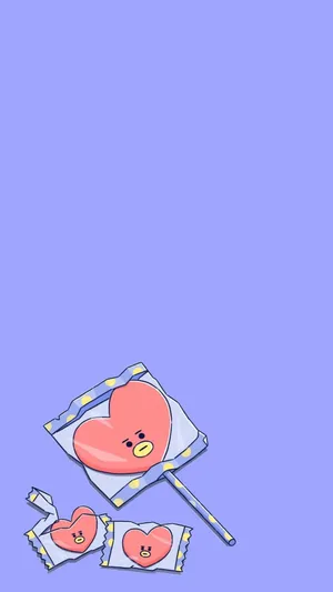 Bt21 Tata Lollipop Wallpaper