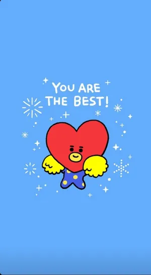 Download free Bt21 Tata In Outer Space Wallpaper - MrWallpaper.com