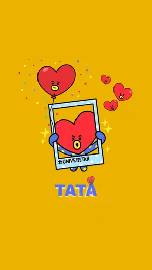 Download So Cute Tata BT21 Wallpaper | Wallpapers.com