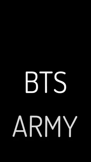 Bts Army Black Poster Wallpaper