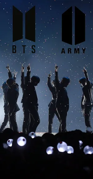 Download Light Up the Night with BTS Army Bomb Wallpaper