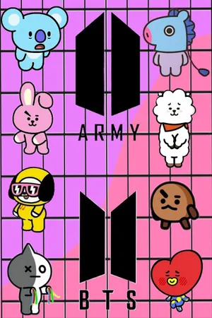 Bts Bt21 Simple Art Wallpaper