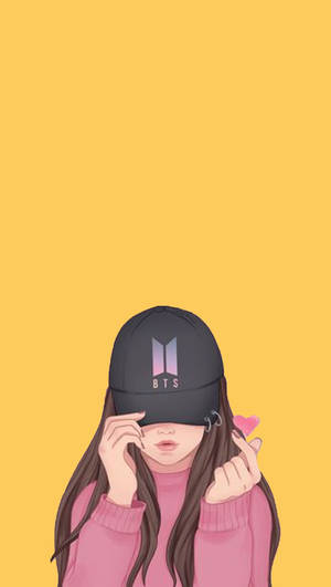 Bts Cap Cute Woman Wallpaper