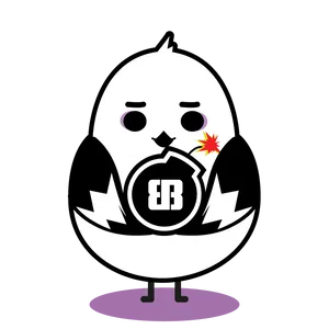 Bts Cartoon Bird Wallpaper