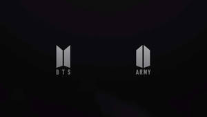 Bts Group And Army Logos Laptop Wallpaper