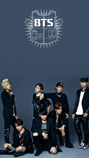 Bts In Leather Iphone Wallpaper