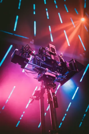 Bts Photo Of Movie Camera Wallpaper