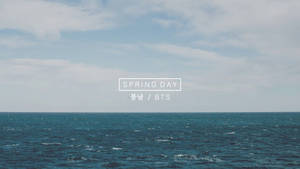 Bts Spring Day At Sea Laptop Wallpaper