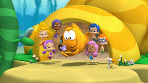 Bubble Guppies Characters Meets Bubble Kitty Wallpaper