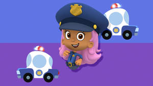 Bubble Guppies Police Officer Molly Wallpaper