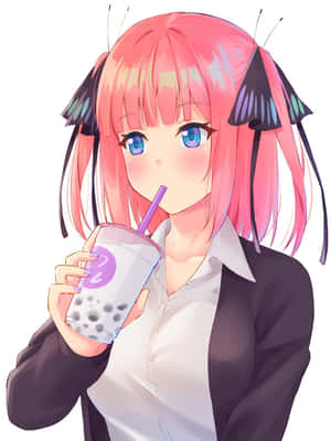 Bubble Tea Anime - A Delicious Way To Enjoy Anime Wallpaper