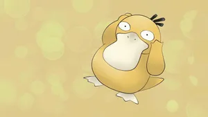 Bubbly Psyduck Art Wallpaper
