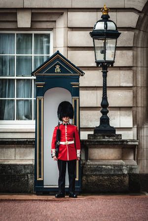 Buckingham Palace Royal Guard Wallpaper