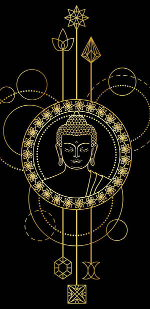 Buddha Spiritual Art Wallpaper