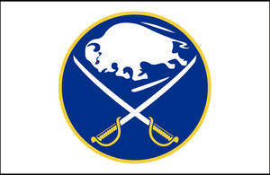 Buffalo Sabres Simple White Wallpaper