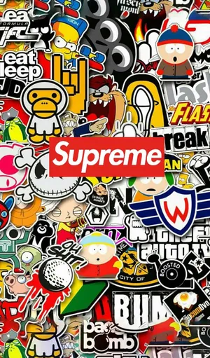 Bugs Bunny With Supreme Style. Wallpaper
