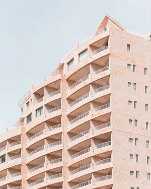 Building Aesthetic Blue Iphone Wallpaper