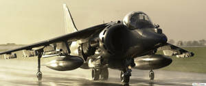 Bulky Jet Fighter Wallpaper