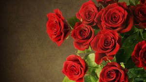 Bunch Roses Desktop Wallpaper
