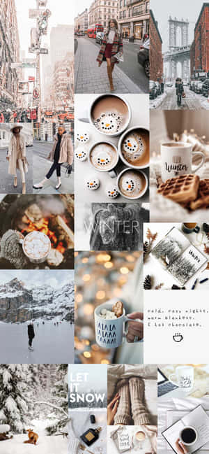 Bundle Up In Winter Fun Wallpaper