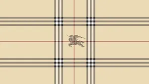 Burberry Tartan With Logo Wallpaper