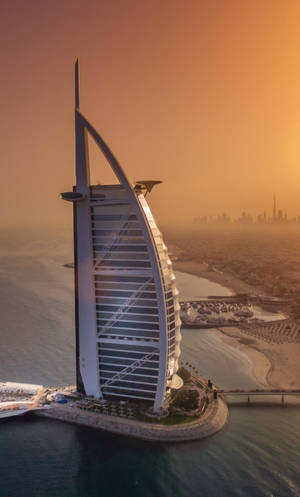 Burj Al Arab Portrait Wallpaper