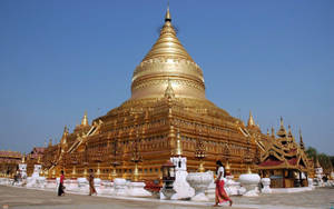 Burma Largest Pagoda Wallpaper