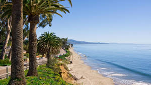 Butterfly Beach Near Ucsb Wallpaper