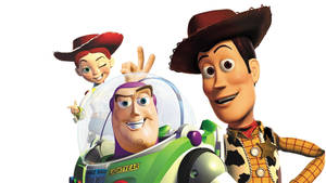 Buzz Lightyear Jessie Woody Toy Story 2 Wallpaper