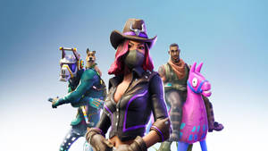 Calamity Fortnite And Other Skins Wallpaper