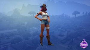 Calamity Fortnite Base Outfit Wallpaper
