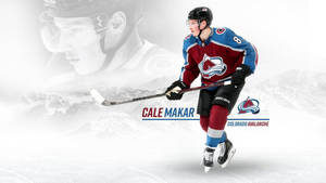 Cale Makar Snowy Mountains Wallpaper