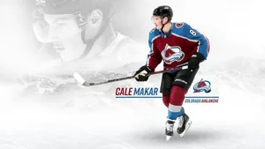 Cale Makar Snowy Mountains Wallpaper