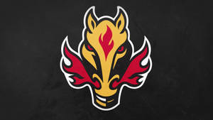 Calgary Flames Horse Symbol Wallpaper