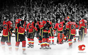 Calgary Flames Ice Hockey Team Wallpaper