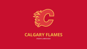Calgary Flames In Red Wallpaper