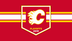 Calgary Flames Playoffs 2019 Poster Wallpaper